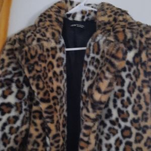 Shein leopard coat